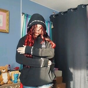 Rue21 Black Hooded Sweater